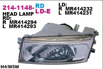 Фара DEPO 214-1148L-LD-E