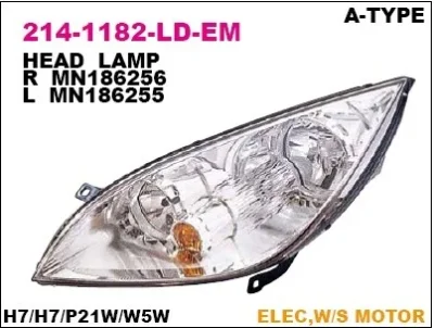 Фара DEPO 214-1182L-LD-EM