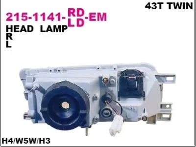 Фара DEPO 215-1141L-LD-EM