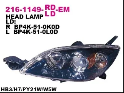 Основная фара DEPO 216-1149R-LD-EM