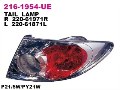 Задний фонарь DEPO 216-1954L-UE