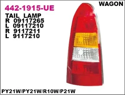 Задний фонарь DEPO 442-1915R-UE
