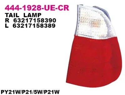 Задний фонарь DEPO 444-1928L-UE-CR