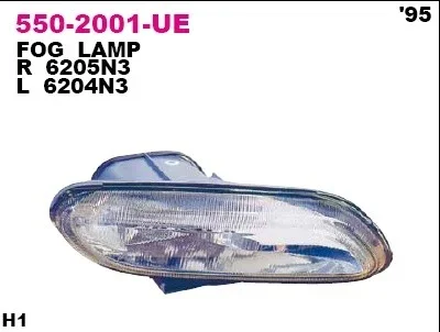Противотуманная фара DEPO 550-2001L-UE