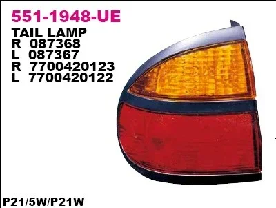 Задний фонарь DEPO 551-1948L-UE