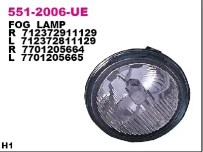 551-2006L-UE DEPO Противотуманная фара