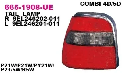 Задний фонарь DEPO 665-1908R-UE