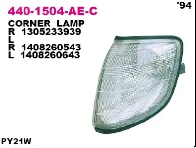 Фонарь указателя поворота DEPO 440-1504L-AE-C