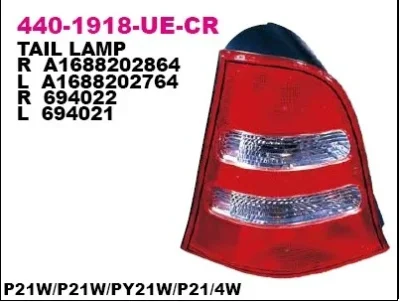 Задний фонарь DEPO 440-1918L-UE-CR