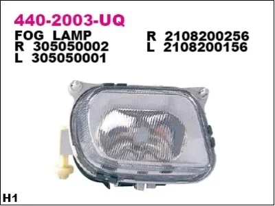 440-2003R-UQ DEPO Противотуманная фара
