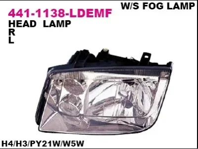 Основная фара DEPO 441-1138L-LDEMF