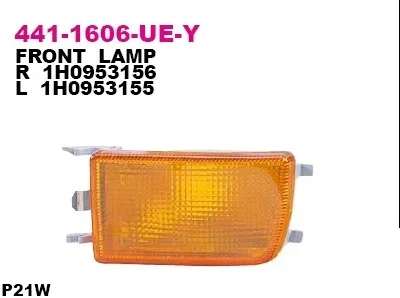 Фонарь указателя поворота DEPO 441-1606L-UE-Y