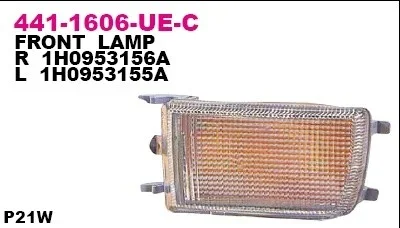 Фонарь указателя поворота DEPO 441-1606R-UE-C