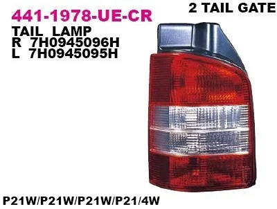 Задний фонарь DEPO 441-1978R-UE-CR