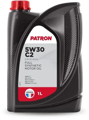5W30 C2 1L ORIGINAL PATRON Масло моторное синтетическое 1л-для легковых автомобилей ACEA C2, API SN/CF, FIAT 9.55535-S1, PSA B71 2290, RENAULT RN0700