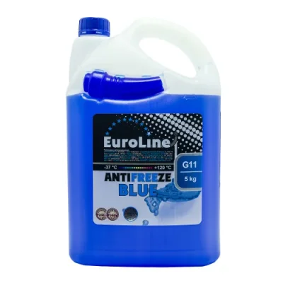 Антифриз 5кг - готовый синий, BLUE G11 EUROLINE AF BLUE 5 EUROLINE