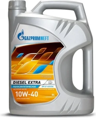 Моторное масло 10W40 полусинтетическое Diesel Extra 5 л GAZPROMNEFT 253142111