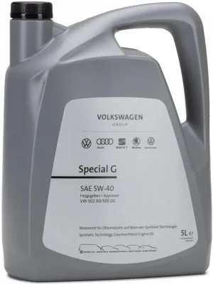 Моторное масло 5W40 синтетическое Special G 5 л VAG GS55502M4