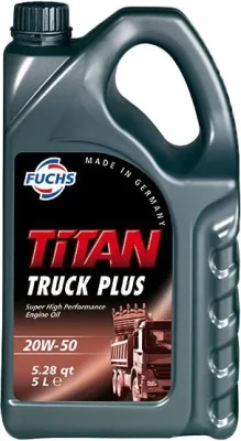 Моторное масло 20W50 минеральное Titan Truck Plus 5 л FUCHS 601411762