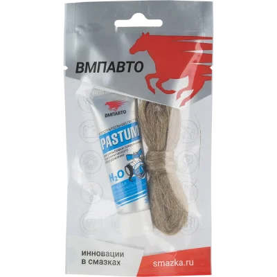 Pastum H2O, комплект 25 г туба + лен 7 г паста для уплотнения резьбовых соединений VMPAUTO 8108
