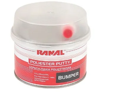 Шпатлевка 0,5 кг - полиэфирная для бамперов и пластика BUMPER RANAL 00901-3
