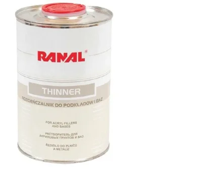 Растворитель 1 л - для базовых покрытий и грунтовок RANAL 40201-1