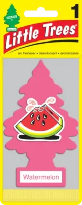 Ароматизатор подвесной картон ёлочка "Арбуз" (Watermelon) LITTLE TREES U1P-10320-RUSS