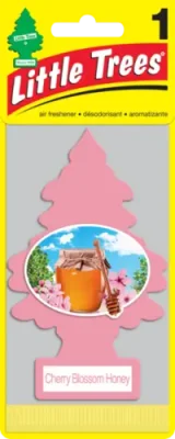 Ароматизатор подвесной картон ёлочка "Медовая вишня" (Cherry Blossom Honey) LITTLE TREES U1P-10476-RUSS