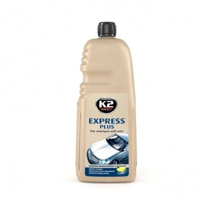 Шампунь автомобильный 1л - с воском, удаляет загрязнения от насекомых и смолы, обеспечивает блеск, можно использовать на любом типе краски K2 K141