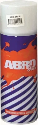Краска ABRO-MASTERS белая глянцевая 473ml ABRO SPO-040