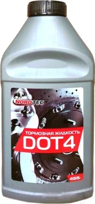 Тормозная жидкость DOT-4 910гр NORDTEC NORDTECDOT4910