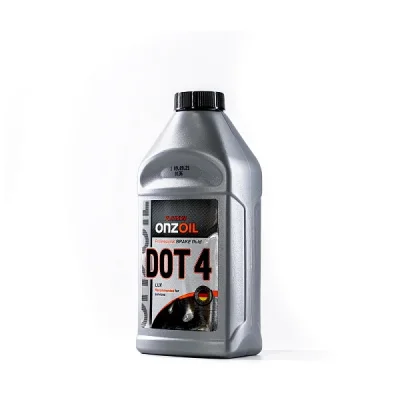 Жидкость тормозная 405гр - DOT 4 LUX для тормозных систем и гидроприводов сцепления ONZOIL DOT 4 LUX/0.40