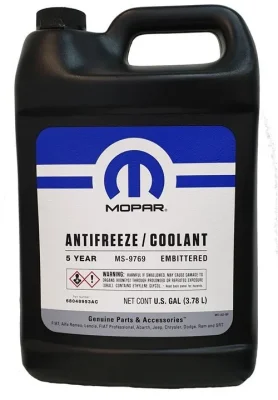 Антифриз (концентрат) 3,78л - Concentrate Antifreeze/Coolant 5-year Embittered (красный, MS-9769G) CHRYSLER 68048953AC