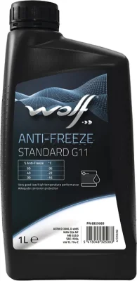 G11 Anti-freeze Standard 1 л концентрат антифриза синий WOLF 50000/1