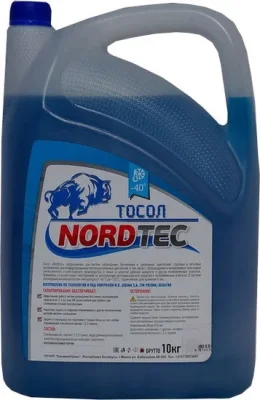 Тосол NORDTEC NORDTEC ТОСОЛ-40 10КГ