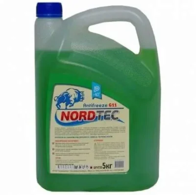 Антифриз зелёный (концентрат) NORDTEC NORDTEC ANTIFREEZE GREEN G11 1,5 L CONCETRATE