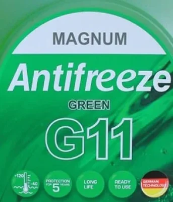 Антифриз готовый к применению G11 GREEN, 0.9 л (зеленый) MAGNUM G11G/1