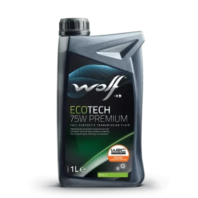 EcoTech 75W Premium 1 л трансмиссионное масло WOLF 2218/1