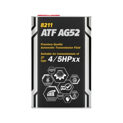 8211 ATF AG52 Automatic Special (VW, Audi) 1л METAL MANNOL 57068