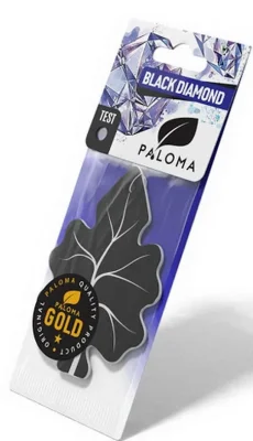 Ароматизатор Gold Airfreshener BLACK DIAMOND (мин.20 шт) Paloma 5997270702312