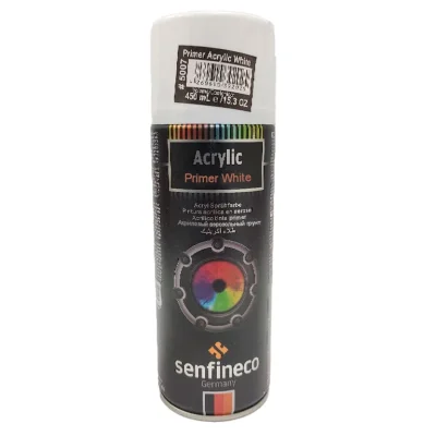 Акриловый грунт-спрей Primer Acrylic White (белый) 400мл SENFINECO 5007