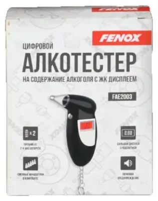 Алкотестер цифровой FENOX FAE2003