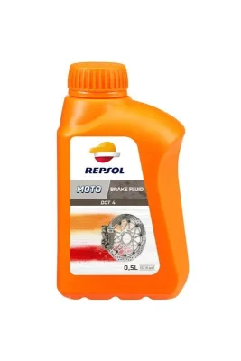 Тормозная жидкость RP MOTO DOT 4 BRAKE FLUID, 500 ml баллон ,Испания, Repsol 6191/R