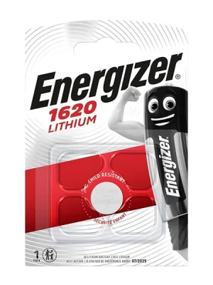 Батарейка литиевая Lithium CR1620 3V упаковка 1 шт. ENERGIZER E300844002