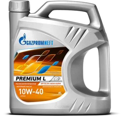 Premium L 10W-40 4 л масло моторное GAZPROMNEFT 253140405