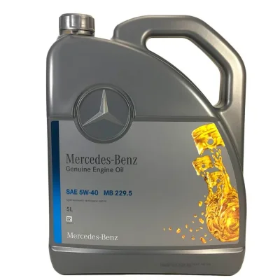 Синтетическое моторное масло Mercedes MB 229.5, вязкость 5W40, канистра 5 литров MERCEDES A000989210713FAER
