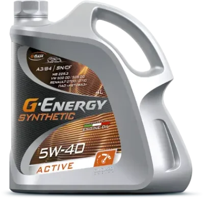 G-Energy Synthetic Active 5W-40 4 л масло моторное GENERGY 253142410
