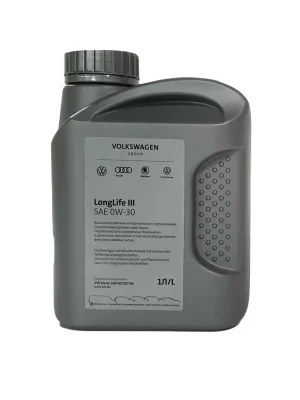 Масло моторное синтетическое 1л 0W-30 LongLife III 504/507, мультибренд VAG, произв. ЛЛК VAG GR52195M2