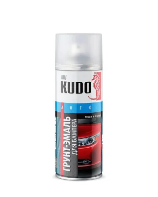Эмаль для бампера серая 520мл KUDO KU-6201