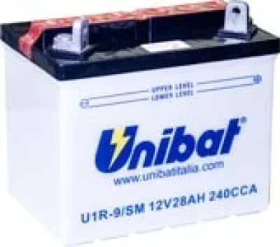 Аккум Garden 12V 28Ah235A 196х130х156 mm UNIBAT UNIU1R9SM